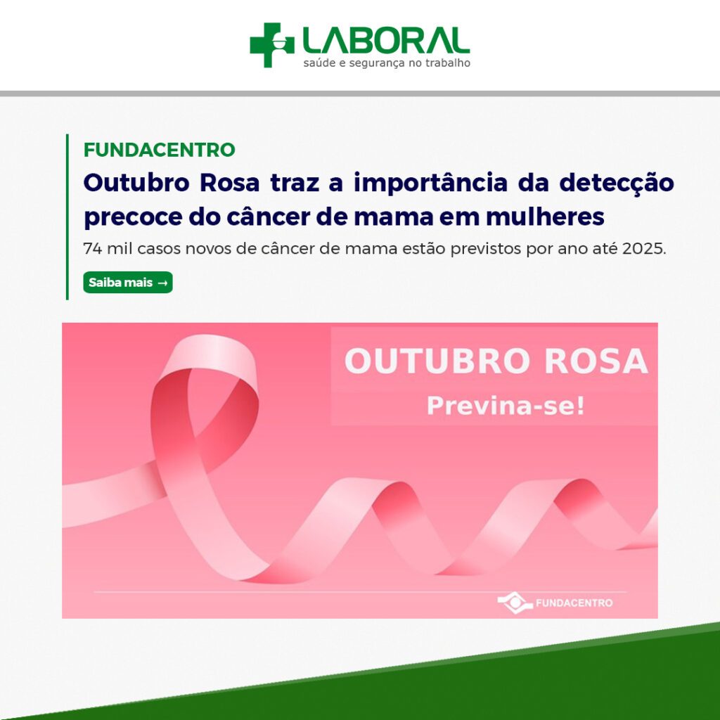 Outubro Rosa traz a importância da detecção precoce do câncer de mama em mulheres